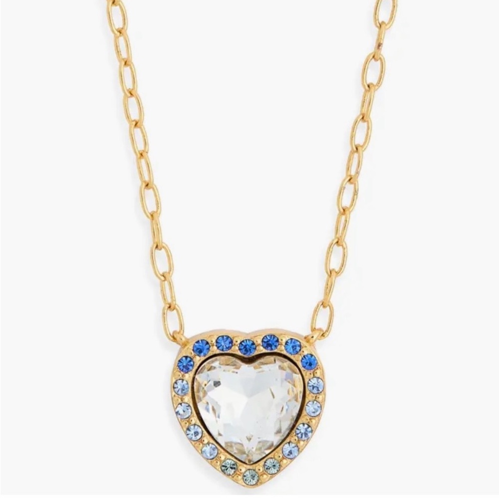 Kurt Gieger London Pavé Crystal Heart Pendant Necklace